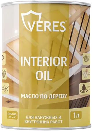 Veres Interior Oil масло по дереву для наружных и внутренних работ Veres Interior Oil масло по дереву для наружных и внутренних работ недорого с доставкой