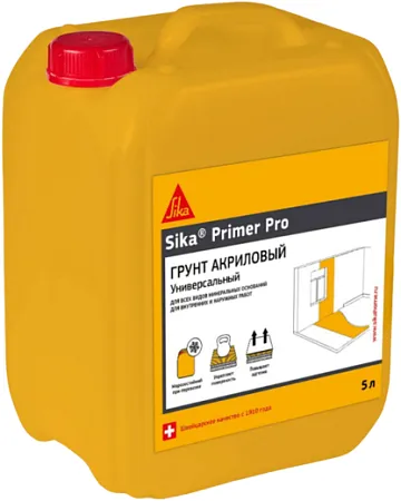 Sika Primer Pro грунт акриловый универсальный Sika Primer Pro грунт акриловый универсальный