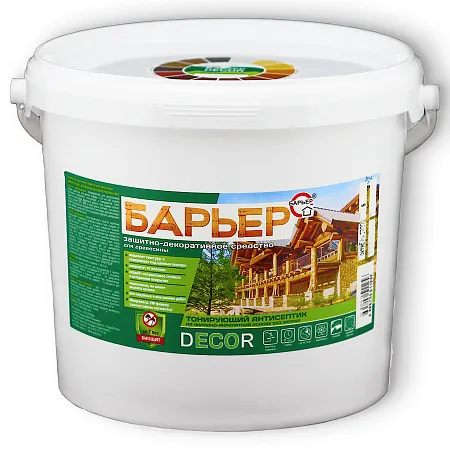 Защитно-декоративный антисептик БАРЬЕР-DECOR Защитно-декоративный антисептик БАРЬЕР-DECOR