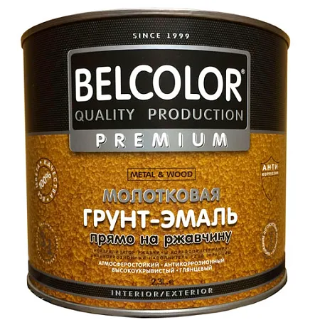 Belcolor Premium АУ-1356 Premium Metal & Wood грунт-эмаль по ржавчине молотковая Belcolor Premium АУ-1356 Premium Metal & Wood грунт-эмаль по ржавчине молотковая недорого с доставкой