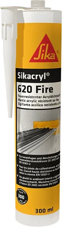 Sika Sikacryl 620 Fire огнезащитный акриловый вспучивающийся герметик Sika Sikacryl 620 Fire огнезащитный акриловый вспучивающийся герметик