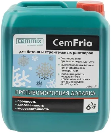 Cemmix Cemfrio Противоморозная добавка для строительных растворов Cemmix Cemfrio Противоморозная добавка для строительных растворов недорого с доставкой