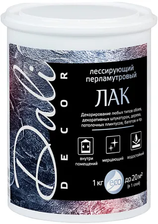 Dali Decor лак лессирующий перламутровый Dali Decor лак лессирующий перламутровый