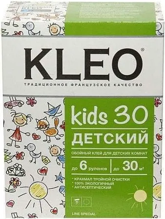 Kleo Kids 30 Детский обойный клей для детских комнат Kleo Kids 30 Детский обойный клей для детских комнат недорого с доставкой