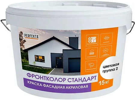 Perfekta Фронтколор Стандарт краска фасадная акриловая Perfekta Фронтколор Стандарт краска фасадная акриловая
