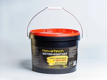 Грунт NovaTech Бетоноконтакт с кварцевым песком Грунт NovaTech Бетоноконтакт с кварцевым песком недорого с доставкой
