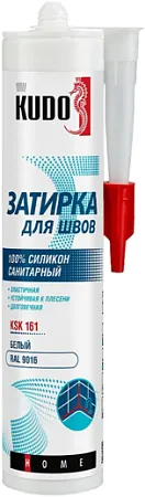 Kudo Home герметик-затирка для швов силиконовый санитарный Kudo Home герметик-затирка для швов силиконовый санитарный