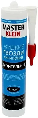 Мастер Кляйн Строительные жидкие гвозди акриловые Мастер Кляйн Строительные жидкие гвозди акриловые