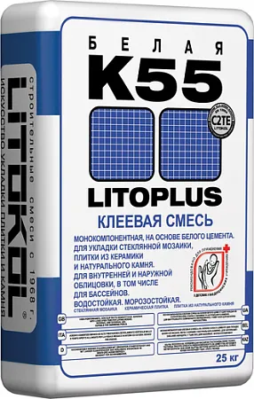 Литокол Litoplus K55 клеевая смесь на основе белого цемента Литокол Litoplus K55 клеевая смесь на основе белого цемента недорого с доставкой