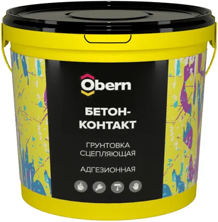 Obern Бетон-контакт грунтовка сцепляющая адгезионная Obern Бетон-контакт грунтовка сцепляющая адгезионная