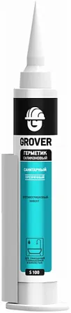 Grover S 100 герметик силиконовый санитарный Grover S 100 герметик силиконовый санитарный