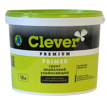 CLEVER PRIMER грунт акриловый укрепляющий CLEVER PRIMER грунт акриловый укрепляющий недорого с доставкой