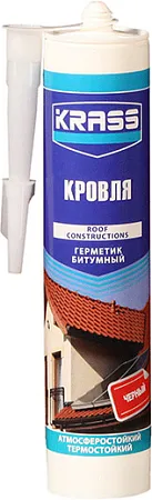 Krass Кровля герметик битумный для крыш и кровли Krass Кровля герметик битумный для крыш и кровли недорого с доставкой