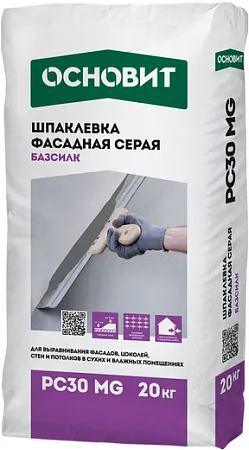 Основит Базсилк PC 30 MG шпаклевка фасадная Основит Базсилк PC 30 MG шпаклевка фасадная недорого с доставкой