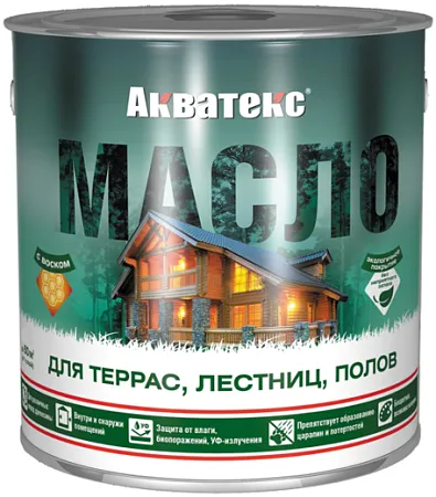 Акватекс масло для террас, лестниц, полов Акватекс масло для террас, лестниц, полов
