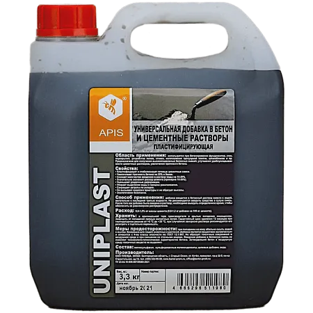 Пластификатор APIS UNIPLAST универсальная добавка в бетон Пластификатор APIS UNIPLAST универсальная добавка в бетон