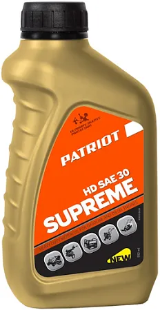 Патриот Supreme HD SAE 30 масло моторное минеральное Патриот Supreme HD SAE 30 масло моторное минеральное