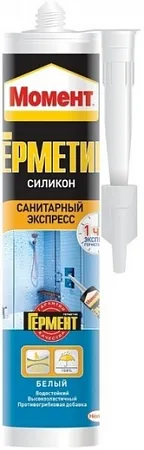 Момент Гермент Силикон Санитарный Экспресс герметик универсальный Момент Гермент Силикон Санитарный Экспресс герметик универсальный