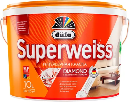 Dufa Superweiss RD 4 краска водно-дисперсионная для внутренних работ Dufa Superweiss RD 4 краска водно-дисперсионная для внутренних работ недорого с доставкой