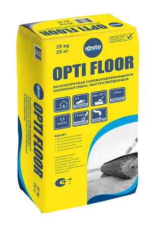 OPTIFLOOR высокопрочная самовыравнивающаяся смесь OPTIFLOOR высокопрочная самовыравнивающаяся смесь недорого с доставкой