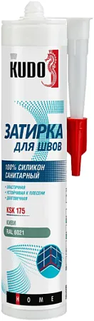 Kudo Home герметик-затирка для швов силиконовый санитарный Kudo Home герметик-затирка для швов силиконовый санитарный