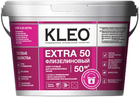 Kleo Extra 50 клей готовый для флизелиновых обоев Kleo Extra 50 клей готовый для флизелиновых обоев недорого с доставкой