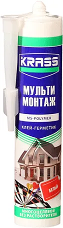 Krass Мульти Монтаж клей-герметик многоцелевой без растворителя Krass Мульти Монтаж клей-герметик многоцелевой без растворителя недорого с доставкой