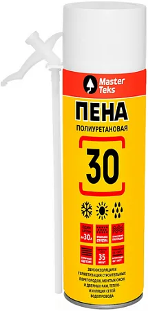 Masterteks 30 пена полиуретановая Masterteks 30 пена полиуретановая недорого с доставкой