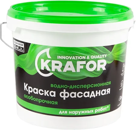Крафор водно-дисперсионная краска акриловая особопрочная фасадная Крафор водно-дисперсионная краска акриловая особопрочная фасадная недорого с доставкой