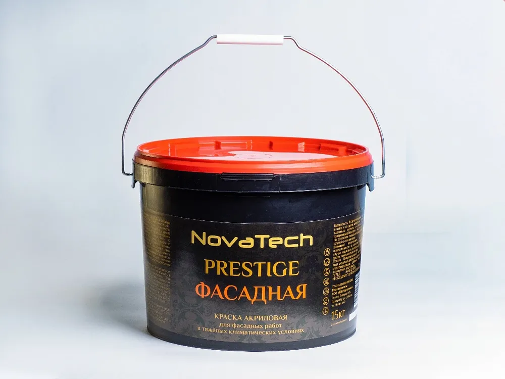 Краска NovaTech PRESTIGE фасадная для наружных работ Краска NovaTech PRESTIGE фасадная для наружных работ недорого с доставкой