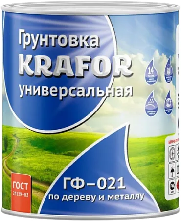 Крафор ГФ-021 грунтовка по дереву и металлу Крафор ГФ-021 грунтовка по дереву и металлу