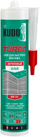 Kudo Home Turbo клей акриловый для быстрого монтажа универсальный Kudo Home Turbo клей акриловый для быстрого монтажа универсальный недорого с доставкой