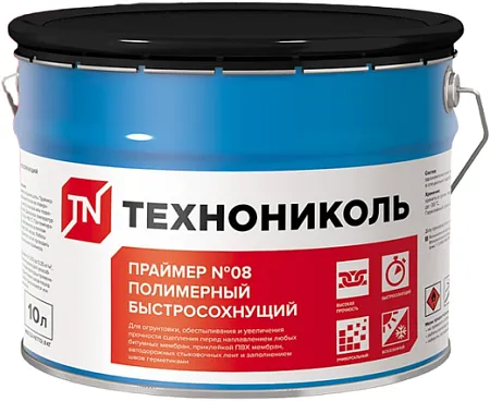 Технониколь №8 праймер полимерный быстросохнущий Технониколь №8 праймер полимерный быстросохнущий