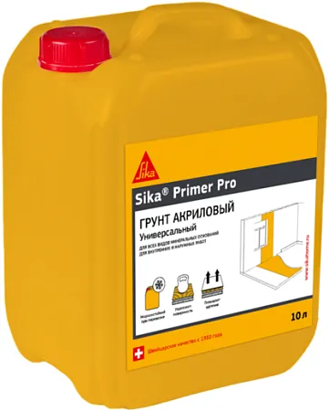 Sika Primer Pro грунт акриловый универсальный Sika Primer Pro грунт акриловый универсальный недорого с доставкой