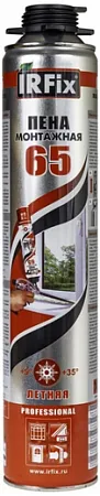 Irfix 65 пена монтажная профессиональная Irfix 65 пена монтажная профессиональная недорого с доставкой