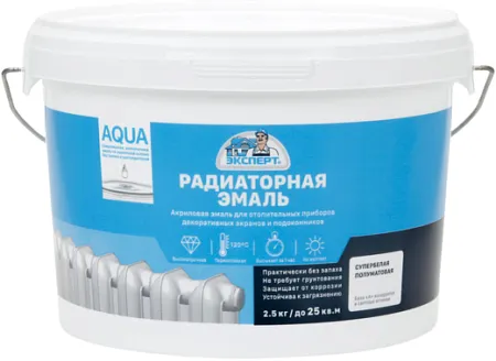 Эксперт акриловая эмаль для радиаторов и приборов отопления Эксперт акриловая эмаль для радиаторов и приборов отопления недорого с доставкой