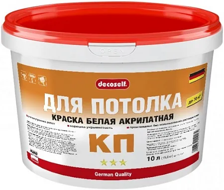 Пуфас Decoself для Потолка КП краска акрилатная Пуфас Decoself для Потолка КП краска акрилатная недорого с доставкой