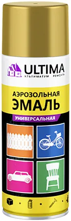 Ultima эмаль аэрозольная универсальная металлик Ultima эмаль аэрозольная универсальная металлик