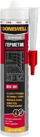 Donewell DSK 301 герметик акриловый универсальный Donewell DSK 301 герметик акриловый универсальный недорого с доставкой