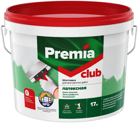 Ярославские Краски Premia Club шпатлевка латексная для внутренних работ Ярославские Краски Premia Club шпатлевка латексная для внутренних работ