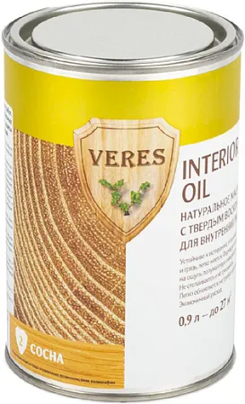 Veres Interior Oil натуральное масло с твердым воском для внутренних работ Veres Interior Oil натуральное масло с твердым воском для внутренних работ