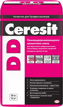 Ceresit DD самовыравнивающаяся цементная смесь Ceresit DD самовыравнивающаяся цементная смесь недорого с доставкой