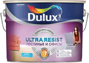Dulux Ultra Resist Гостиные и Офисы краска для стен и потолков недорого с доставкой