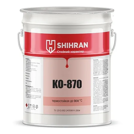 Shihran Термостойкая и антикоррозионная эмаль КО-870 Shihran Термостойкая и антикоррозионная эмаль КО-870 недорого с доставкой