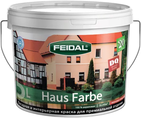 Feidal Haus Farbe универсальная жемчужно-глянцевая фасадная краска Feidal Haus Farbe универсальная жемчужно-глянцевая фасадная краска недорого с доставкой