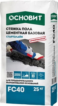 Основит Стартолайн FC40 стяжка пола цементная базовая Основит Стартолайн FC40 стяжка пола цементная базовая недорого с доставкой