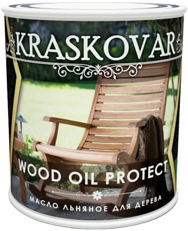 Красковар Wood Oil Protect масло льняное для дерева Красковар Wood Oil Protect масло льняное для дерева недорого с доставкой