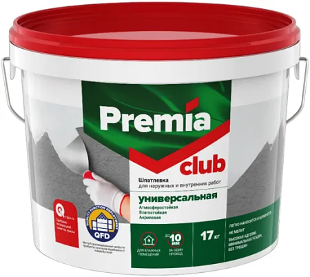 Ярославские Краски Premia Club шпатлевка универсальная для наружных и внутренних работ Ярославские Краски Premia Club шпатлевка универсальная для наружных и внутренних работ недорого с доставкой