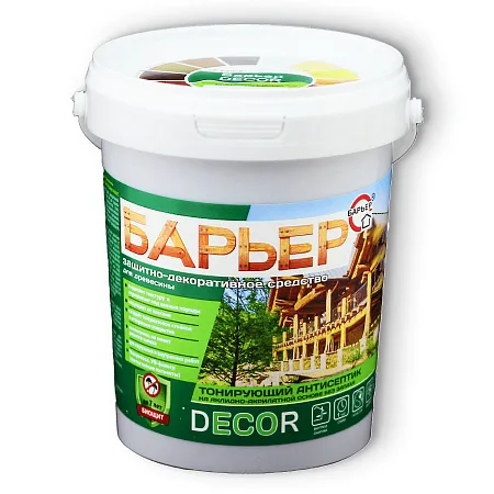 Защитно-декоративный антисептик БАРЬЕР-DECOR Защитно-декоративный антисептик БАРЬЕР-DECOR