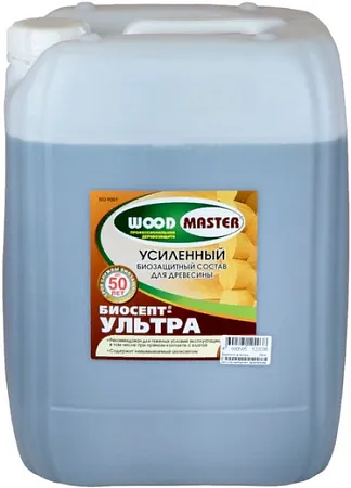 Woodmaster Биосепт-Ультра биозащитный состав для усиленной защиты древесины Woodmaster Биосепт-Ультра биозащитный состав для усиленной защиты древесины